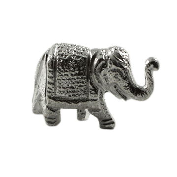 Solid Silver Elephant (Trunk Up) 60 gms